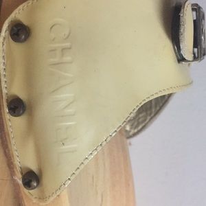 Chanel wooden sandals